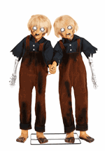Creepy Twin Boys Animatronic Decoration Alt 2