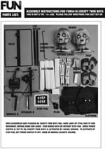 4FT Creepy Twin Boys Animatronic Decoration Alt 7