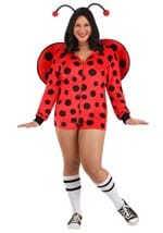 Plus Size Women's Ladybug Costume Romper