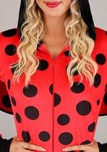 Plus Size Women's Ladybug Costume Romper Alt 3