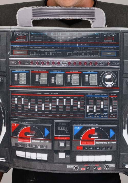 Boombox Costume for Adults Decade Costumes
