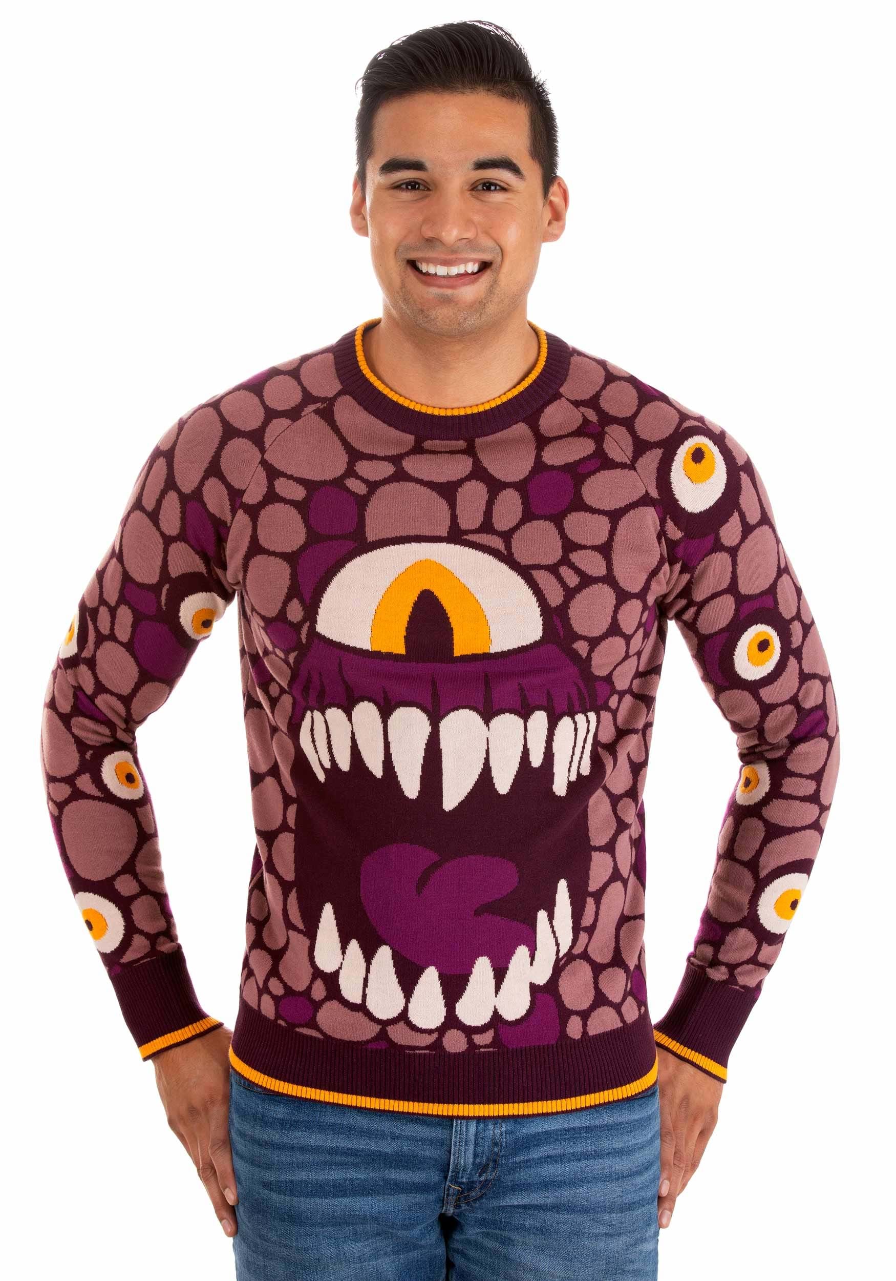Beholder Dungeons and Dragons Adult Sweater | Exclusive Sweaters