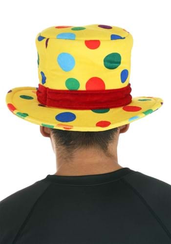 Yellow Clown Adult Top Hat | Clown Accessories