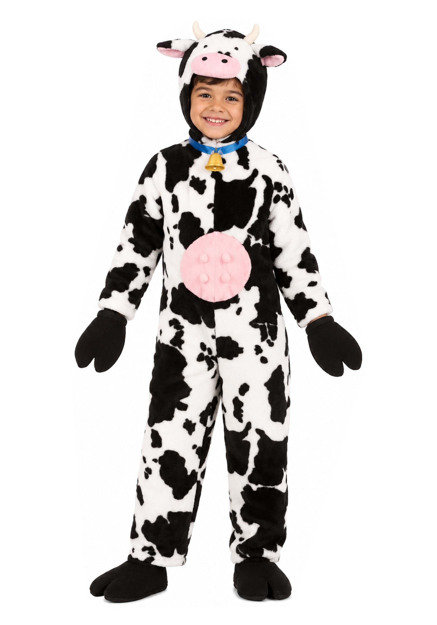 Deluxe Plush Spotted Cow Costume for Kids | Kid's Animal Costumes