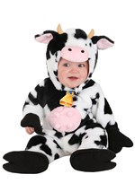 Infant Deluxe Plush Spotted Cow Costume Alt 2