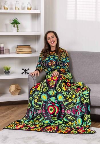 Sugar Skull Blanket | Halloween Blankets