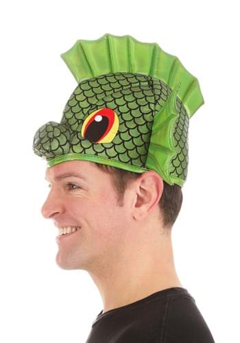 Green Sea Monster Adult Costume Sprazy Hat | Storybook Accessories