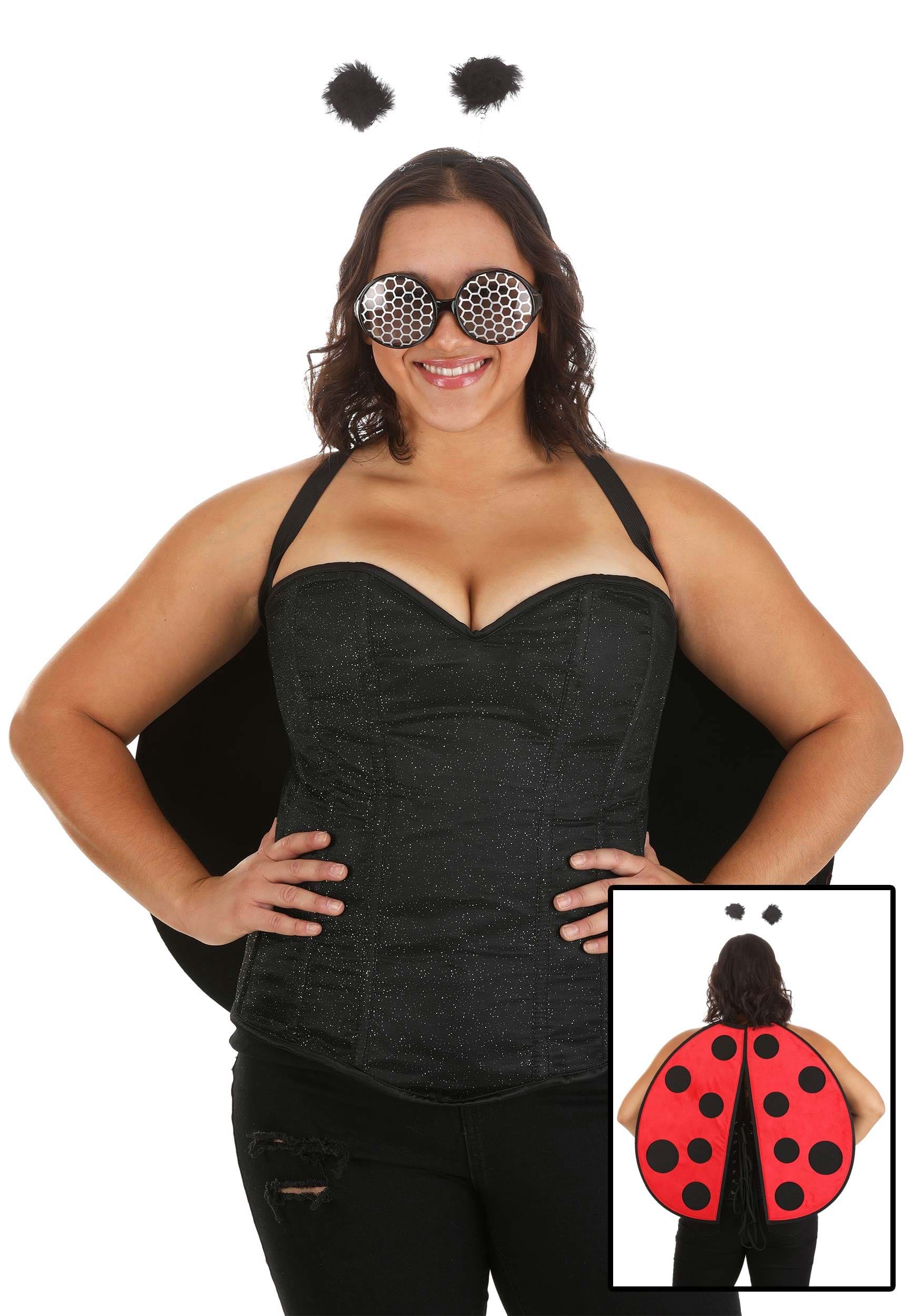 1 Set Ladybug Costume Accessories Including Ladybug Wing Ladybug Headband  and Ladybug Mask 