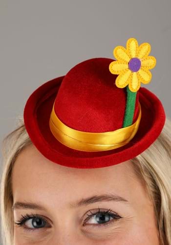 Mini Red Clown Costume Bowler Hat | Clown Accessories