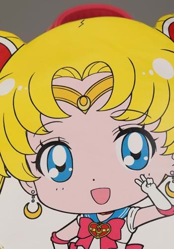 Sailor Moon Chibi Face Blue & Pink Backpack | Sailor Moon Accessories