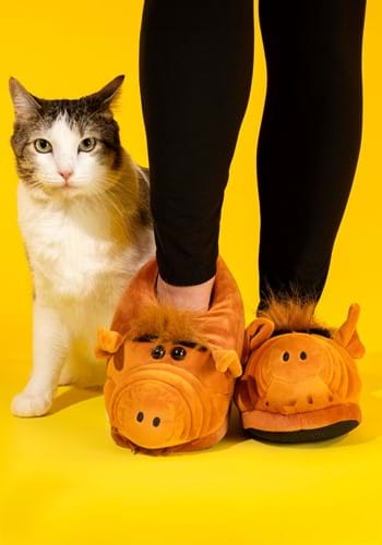 Adult Alf Plush Slippers | Adult TV Show Slippers