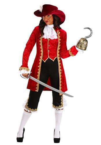 Pirate Captain Deluxe - Morgan - Hook - Costume - Adult - 2 Sizes