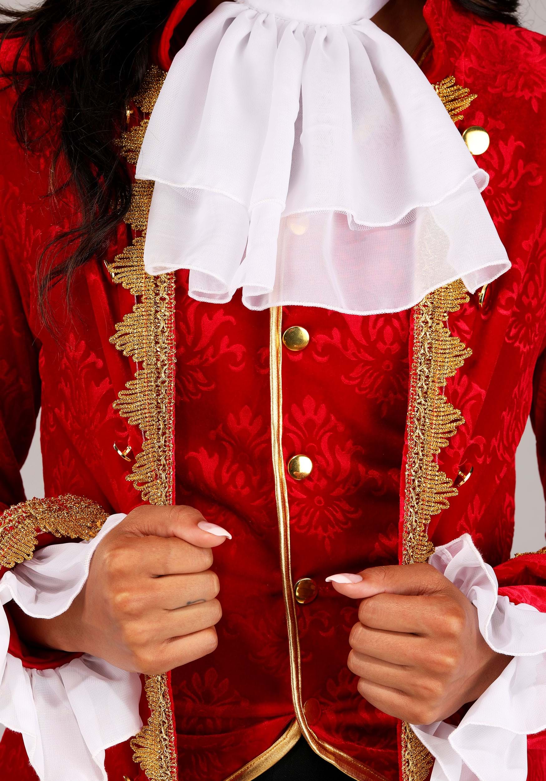 Ultimate Captain Hook Men's Costume | Adult | Mens | Black/Red/White | XS | FUN Costumes