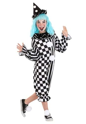 Kids Giddy Gothic Clown Costume