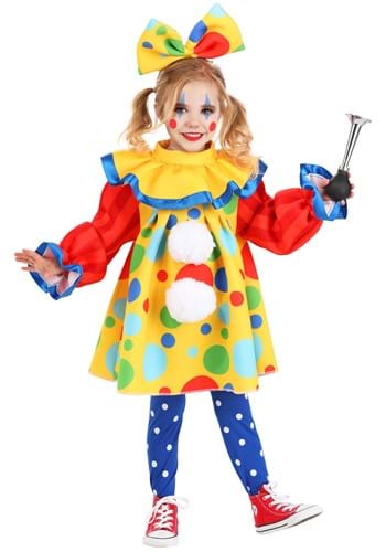 Toddler Posh Polka Dot Clown Costume