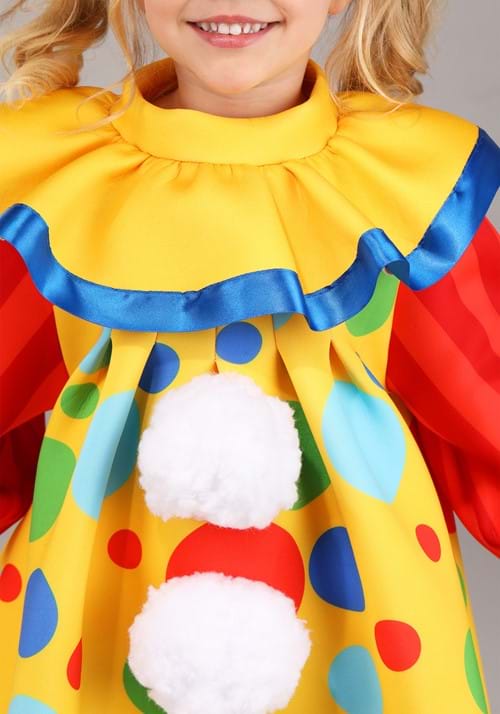 Toddler Posh Polka Dot Clown Costume Kid's Clown Costumes