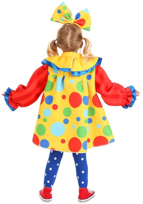Toddler Posh Polka Dot Clown Costume Kid's Clown Costumes