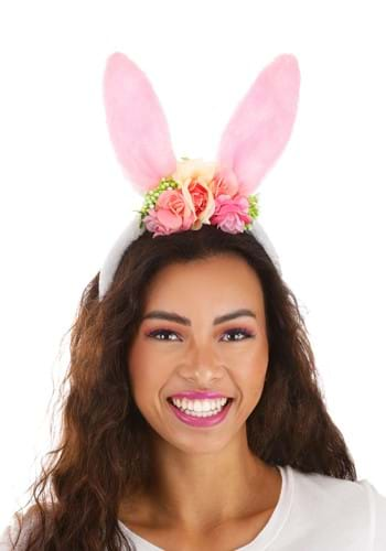 Floral Bunny Ears Headband