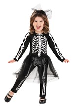 Toddler Lil Miss Skeleton Costume Alt 2