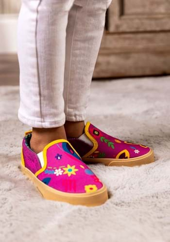 Girl's Encanto Slip On Embroidered Sneakers