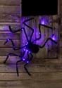 Purple Light Up Spider Decoration