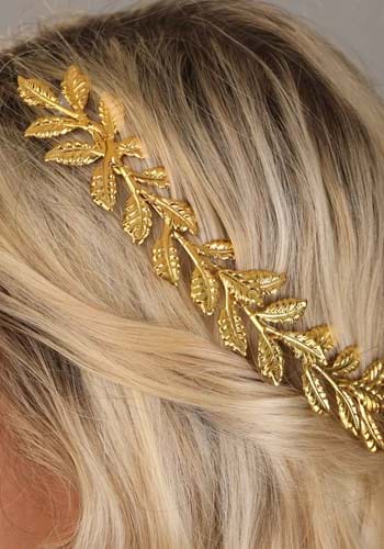 Gold Leaf Halloween Crown