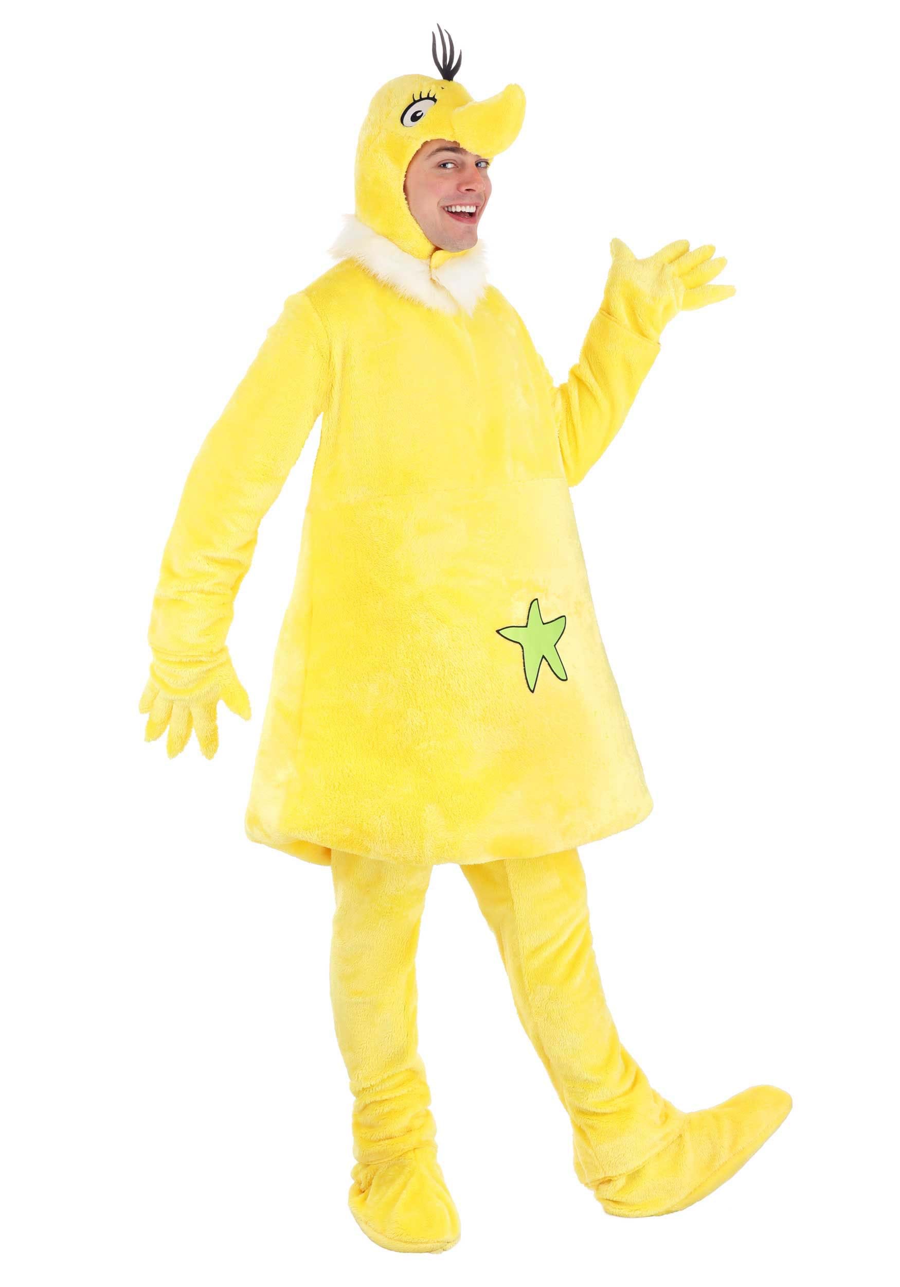 Photos - Fancy Dress FUN Costumes Dr. Seuss Star Bellied Sneetch Costume for Adults Green/W