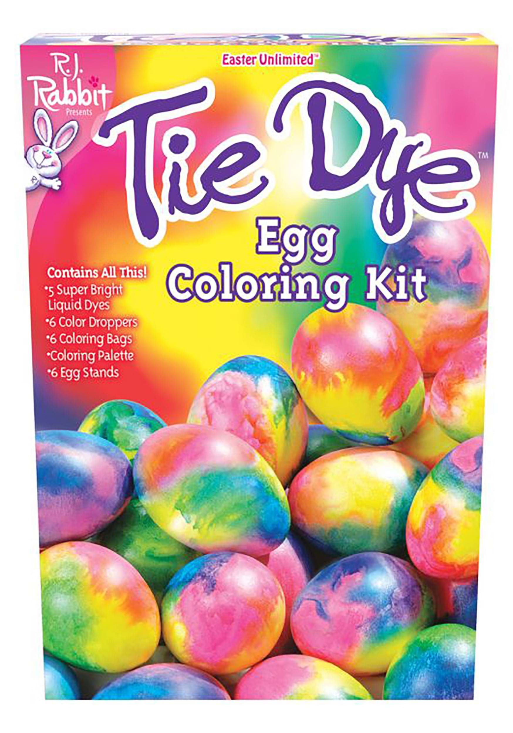 Photos - Other interior and decor EGG Fun World Tie Dye  Coloring Kit As Shown 