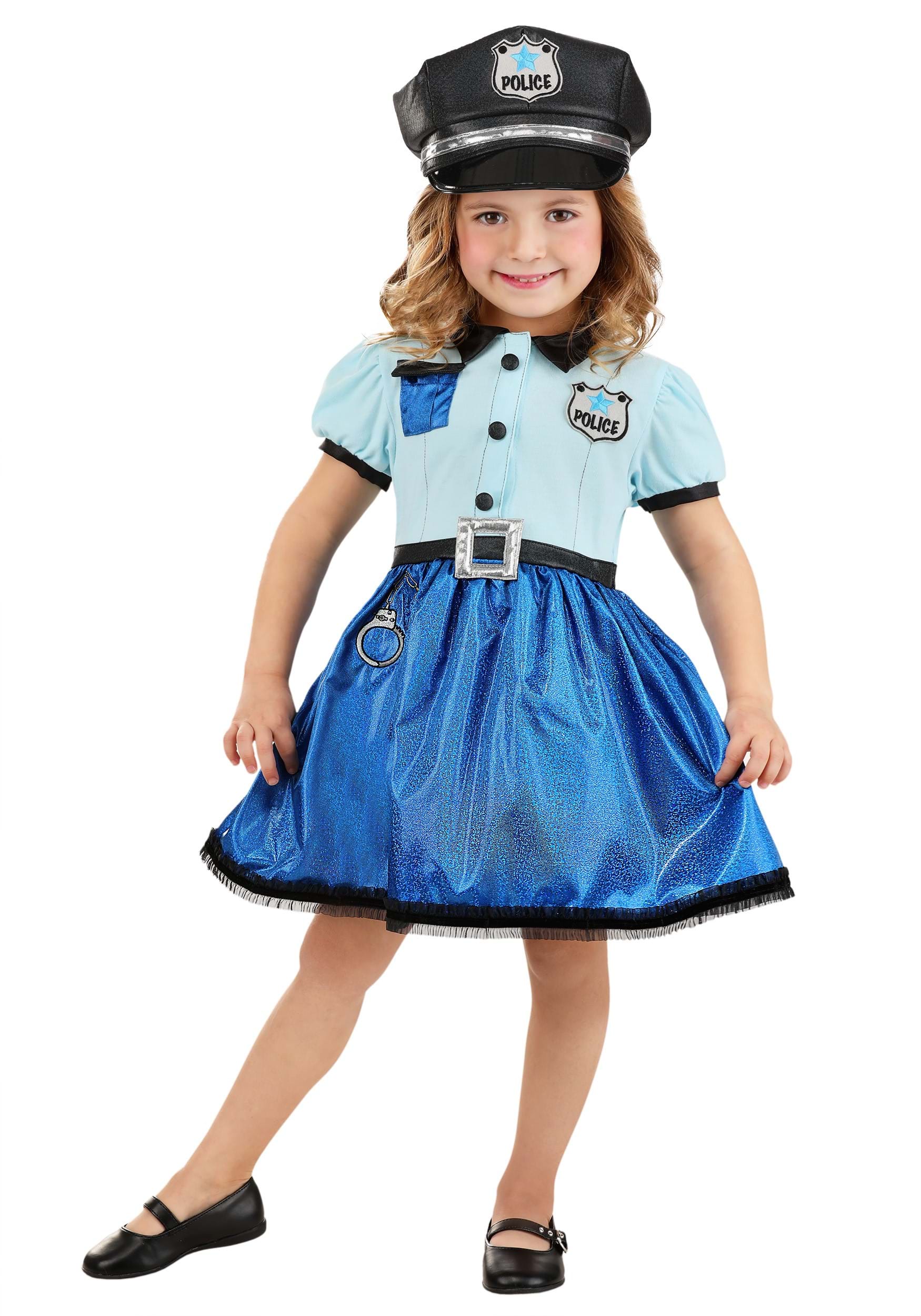 Toddler Cutie Cop Costume Dress