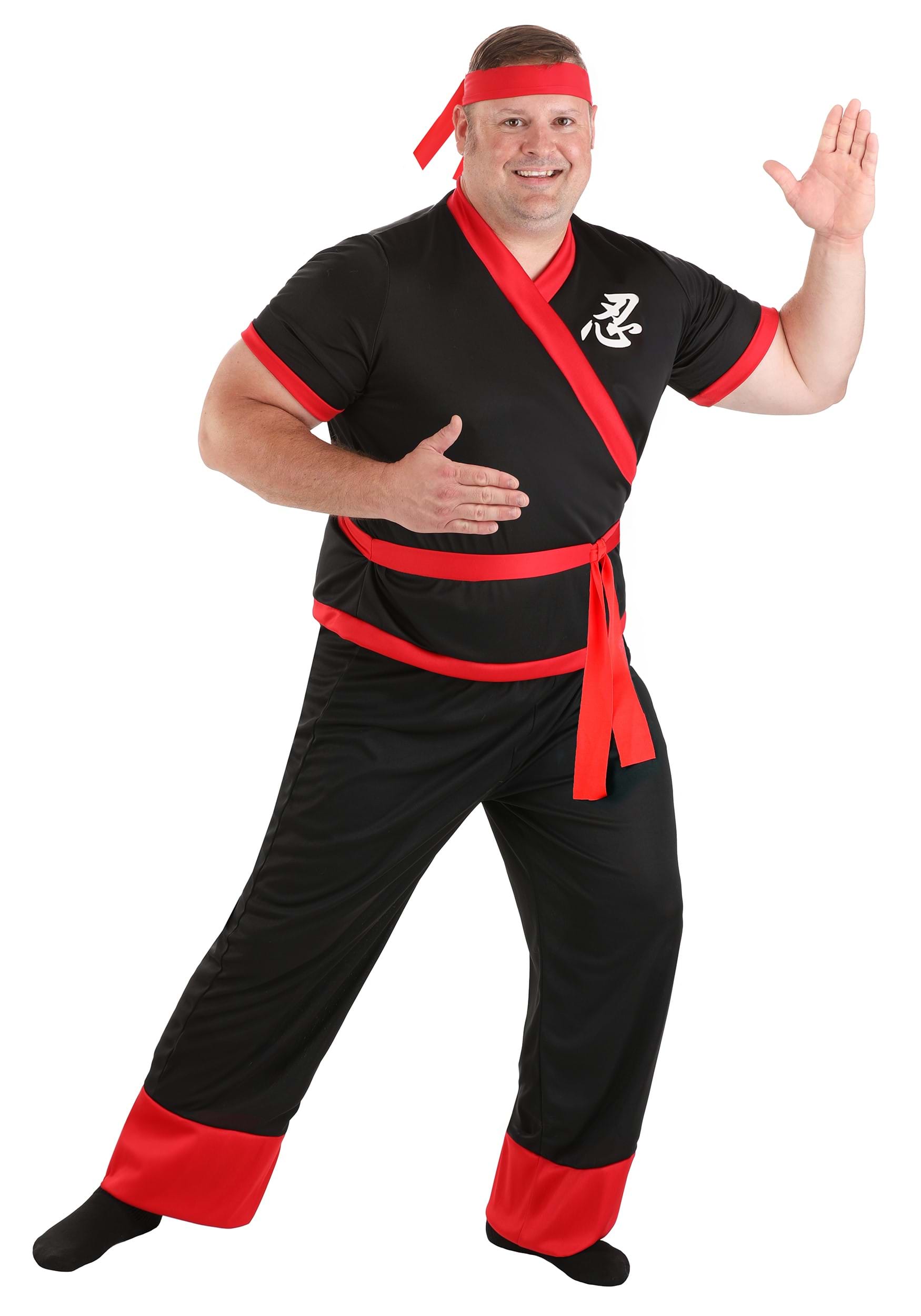 thumbnail image 2 of Leg Avenue Women's Plus-Size Ninja Assassin Costume - 4-Piece Set With Hood And Mask 2 of 12