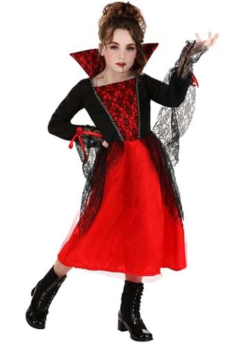 Girls Regal Vampire Costume