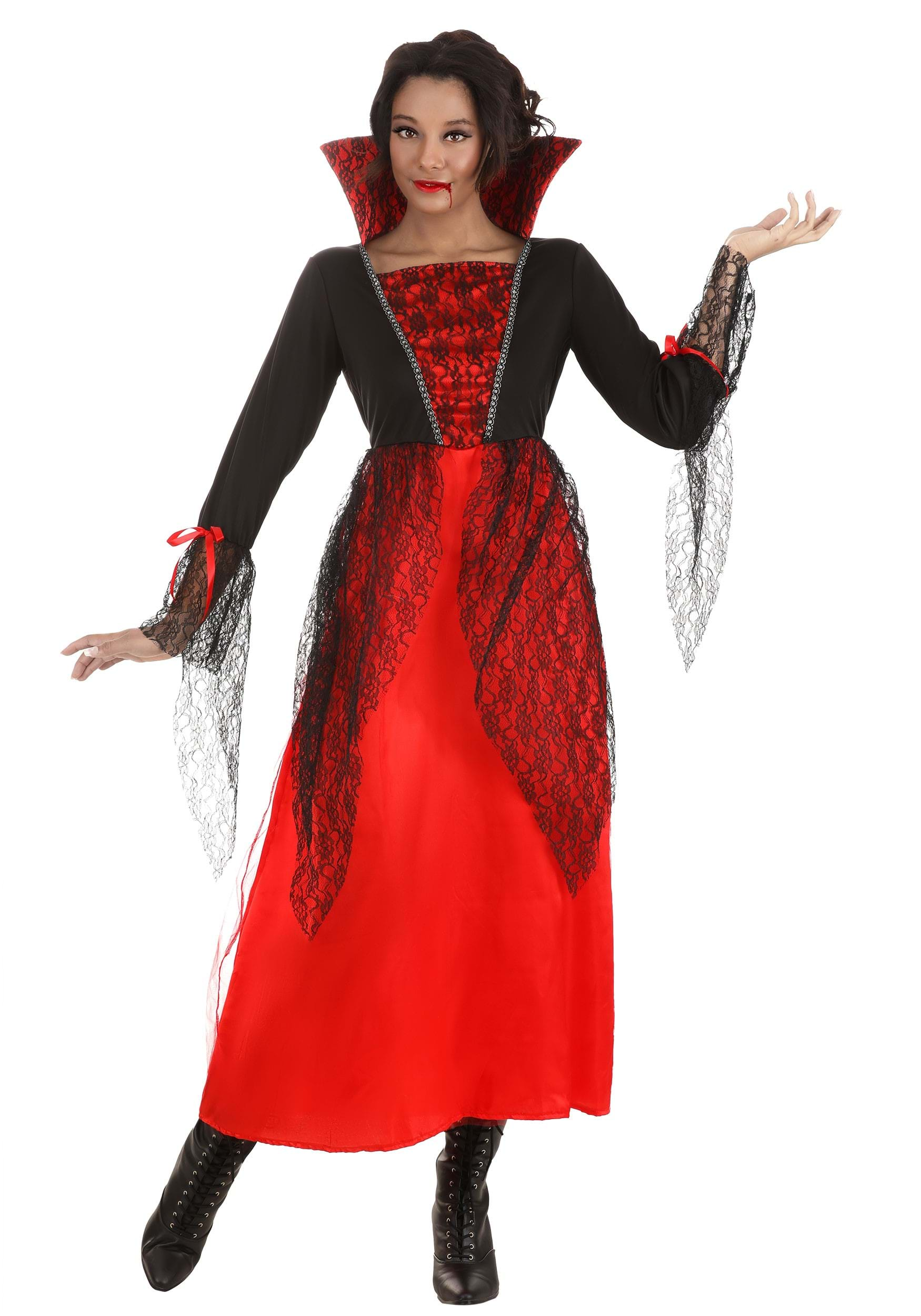 Adult Regal Vampire Costume Dress, 54% OFF