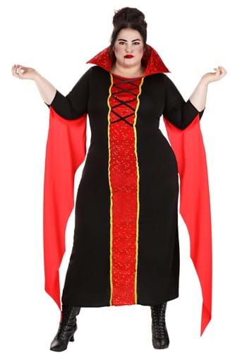 Womens Plus Queen Vampire Costume