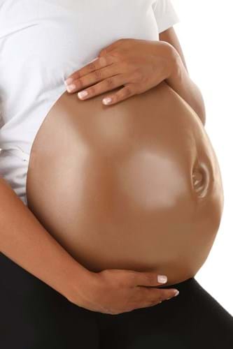Light Weight Dark Pregnant Belly | Costume Accessories