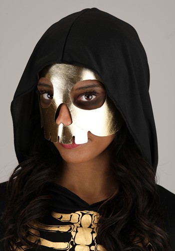 Gilded Skeleton Dress Costume for Women