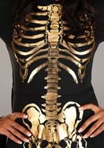 Plus Size Womens Gilded Skeleton Dress Costume Alt 3