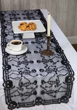 Spooky Skeletons Table Runner Decoration