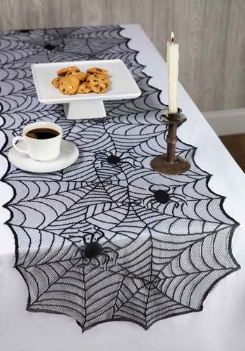 Spider Web Table Runner Decoration_