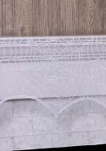 White Spider Web Mantel Scarf Decoration Alt 1