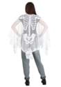 Adult Sheer Skeleton Costume Poncho Alt 1
