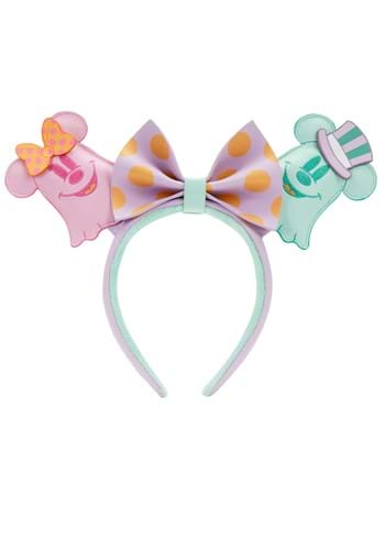 Loungefly Disney Pastel Ghost Minnie And Mickey Headband