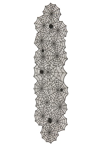 72" X 18" Table Runner Swarm of Spider Webs Decoration | Table Decorations