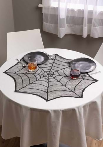 Round Spider Web Table Cover Decoration