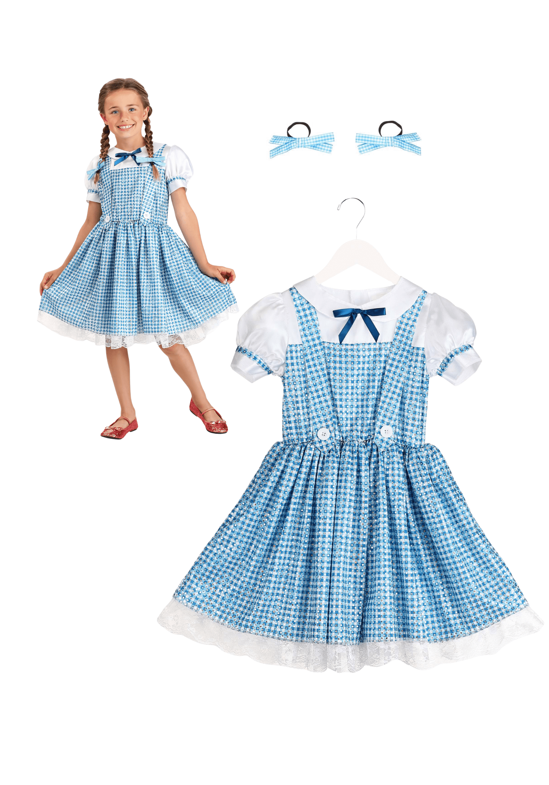 Farm Girl Costume Dress for Girls | Dorothy Costumes