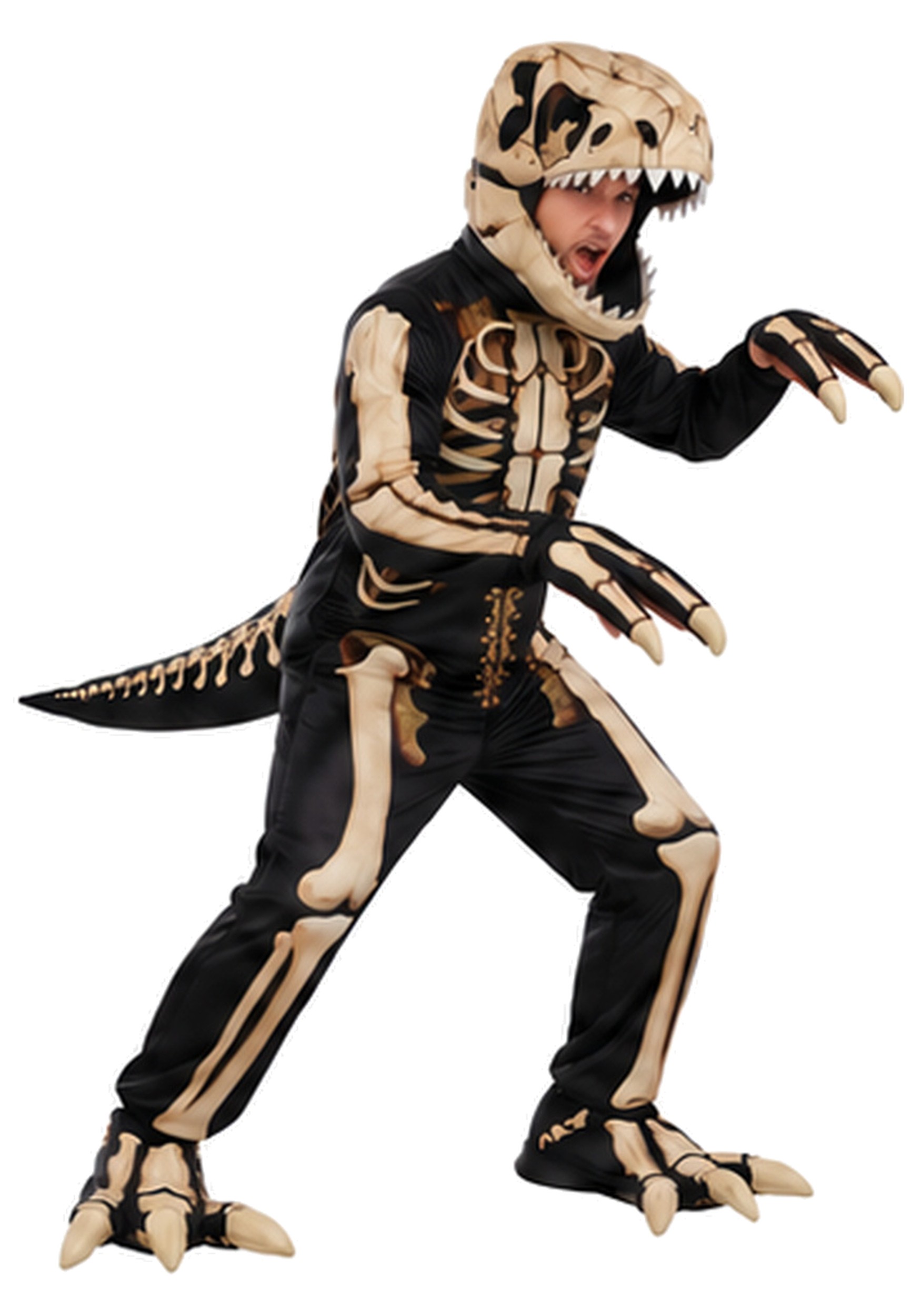Tyrannosaur Fossil Adult Costume | Dinosaur Costume