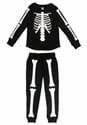 Women's Skeleton 2 Piece Jogger Sleep Set Alt 3