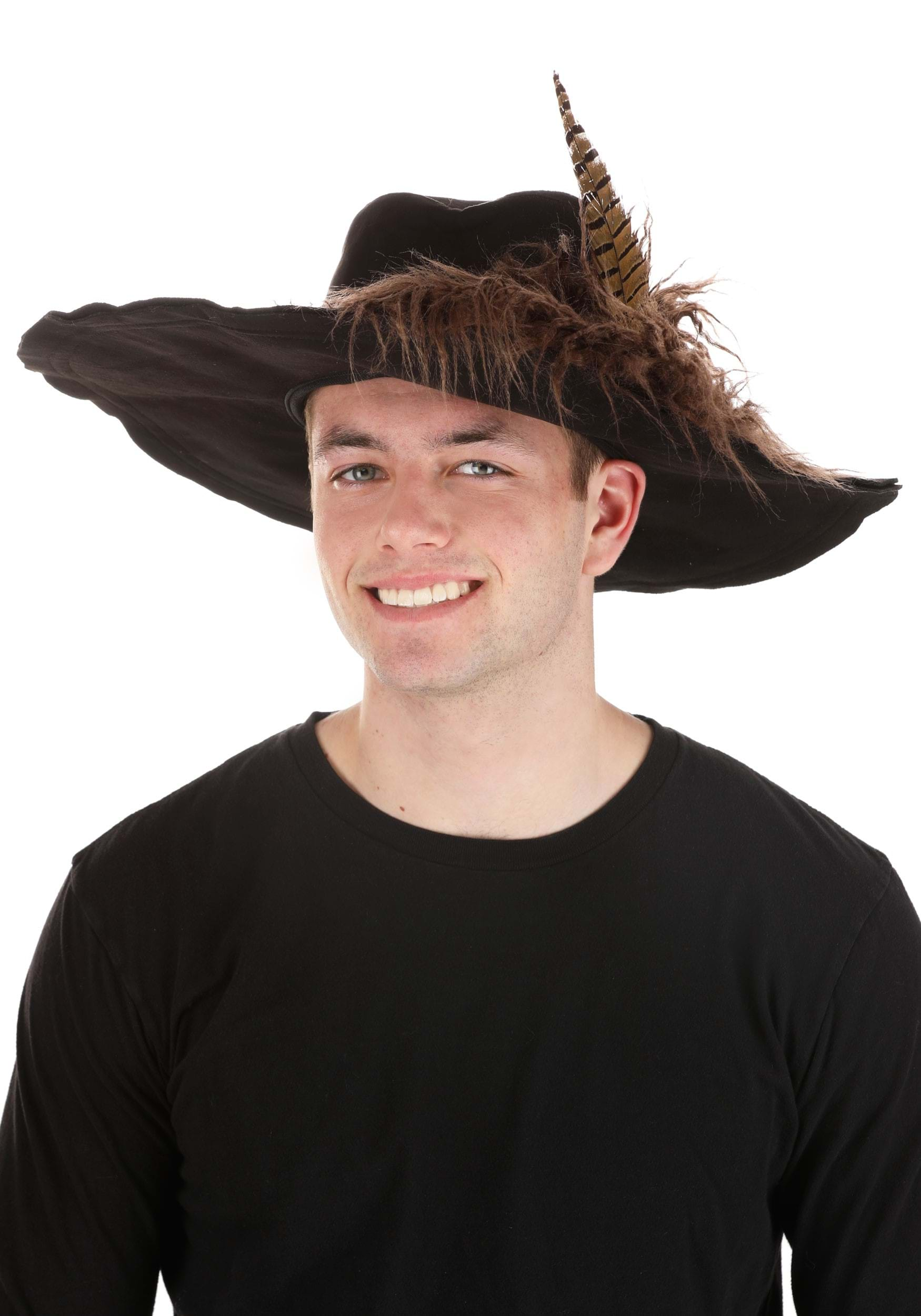 Disney Barbossa Pirate Costume Hat With Feather For Adults , Pirate Hats