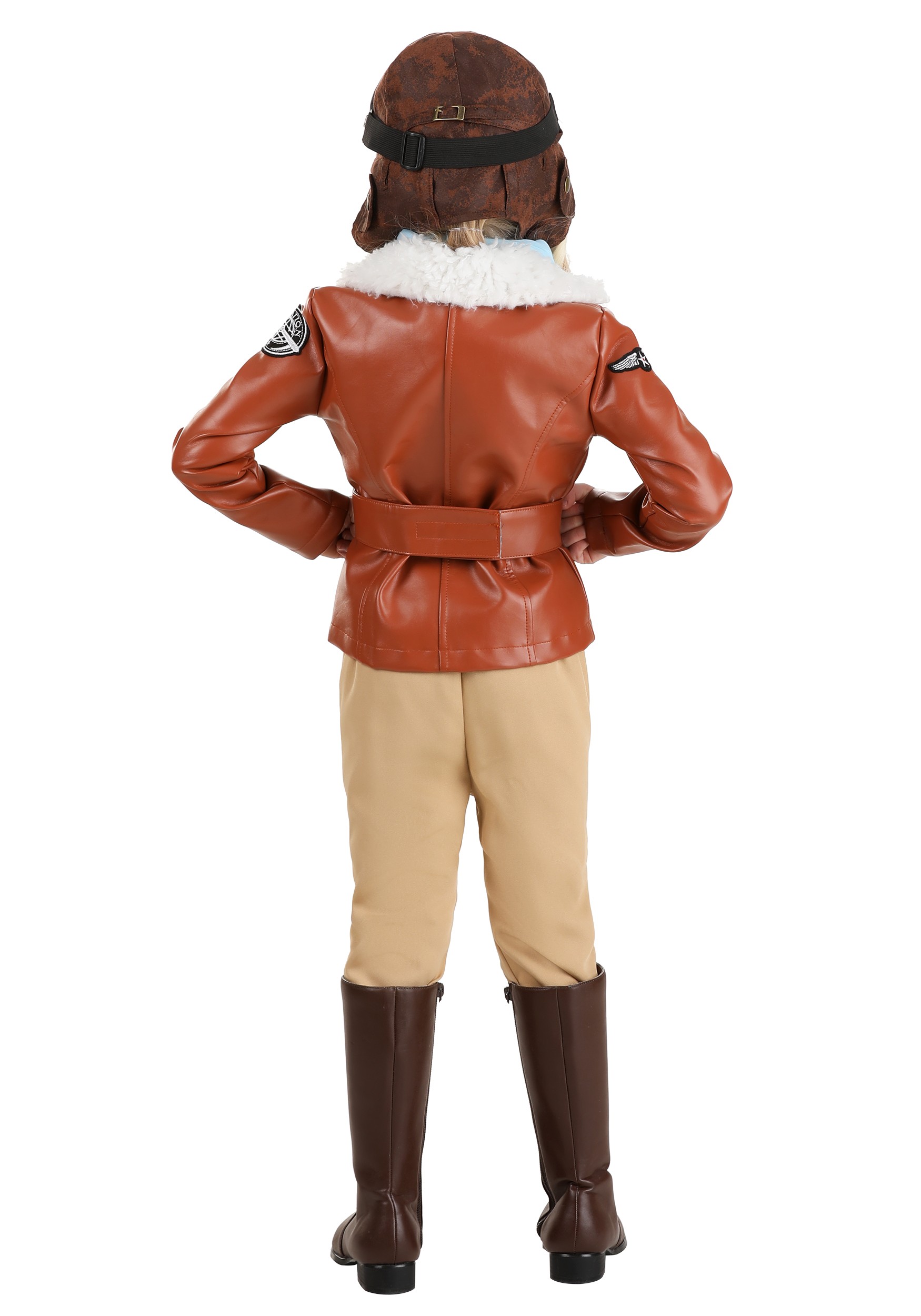 Girl's Deluxe Amelia Earhart Costume for Toddlers