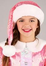 Girls Pink Santa Claus Costume Alt 2