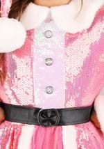 Girls Pink Santa Claus Costume Alt 3